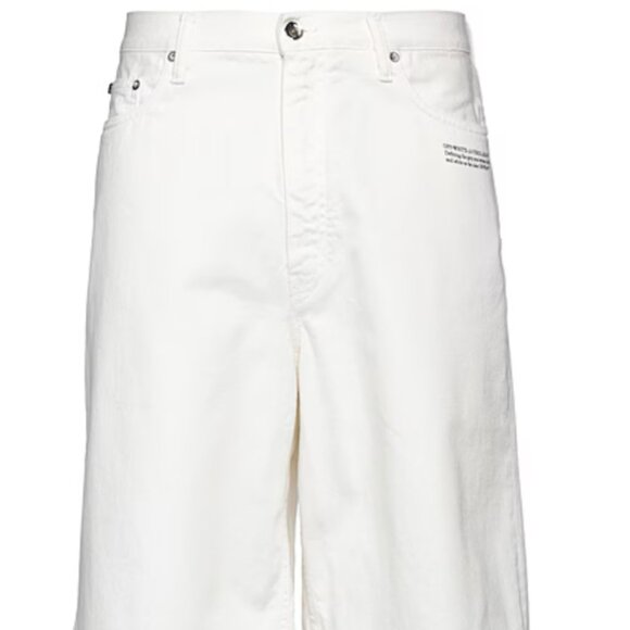 Off White white Denim shorts 31 - Picture 1 of 12